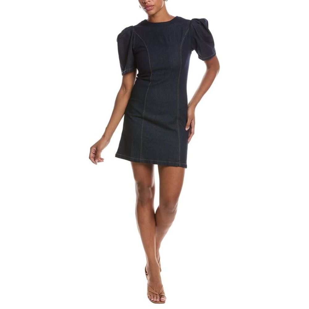 Estellina Womens  Denim Mini Dress, Blue